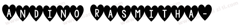 Andino Rasmitha字体转换